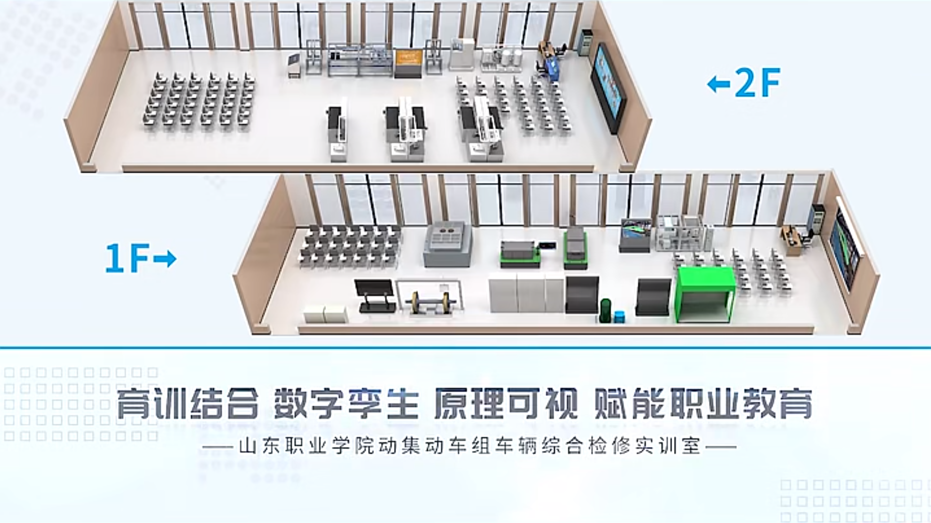 標(biāo)桿項(xiàng)目 | 山東職業(yè)學(xué)院動(dòng)集動(dòng)車(chē)組車(chē)輛綜合檢修實(shí)訓(xùn)室
